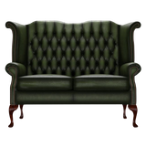 Byron 2 Sits Chesterfield Soffa Antique Green