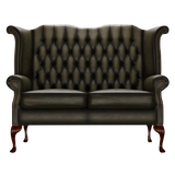Byron 2 Sits Chesterfield Soffa Antique Olive