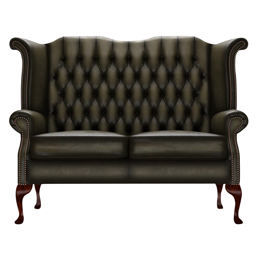 Load image into Gallery viewer, Byron 2 Sits Chesterfield Soffa Antique Olive
