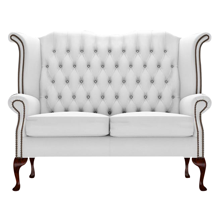 Byron 2 Sits Chesterfield Soffa Birch White