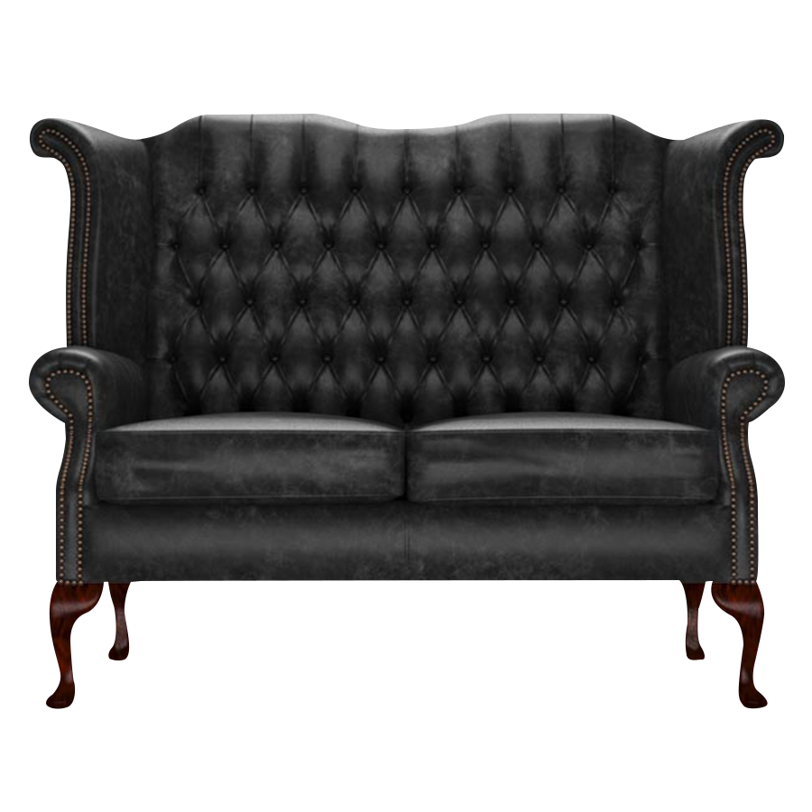 Byron 2 Sits Chesterfield Soffa Etna Black