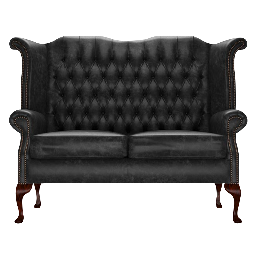 Load image into Gallery viewer, Byron 2 Sits Chesterfield Soffa Etna Black
