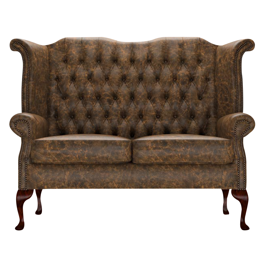 Load image into Gallery viewer, Byron 2 Sits Chesterfield Soffa Etna Brandy
