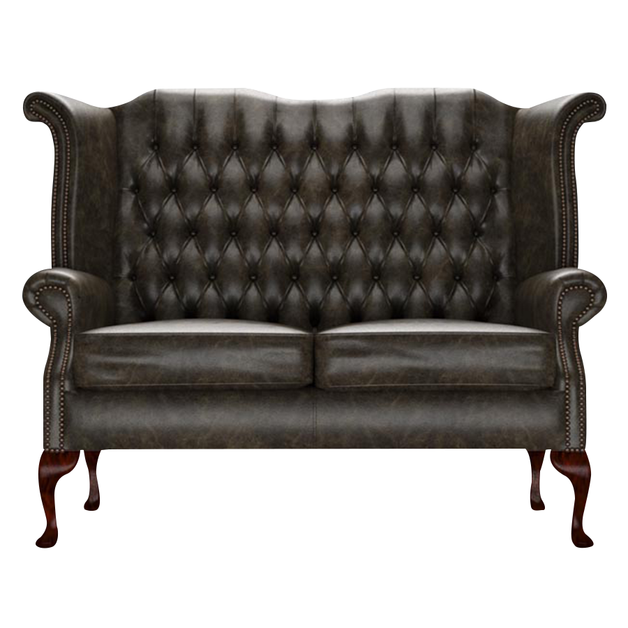 Load image into Gallery viewer, Byron 2 Sits Chesterfield Soffa Old English Alga
