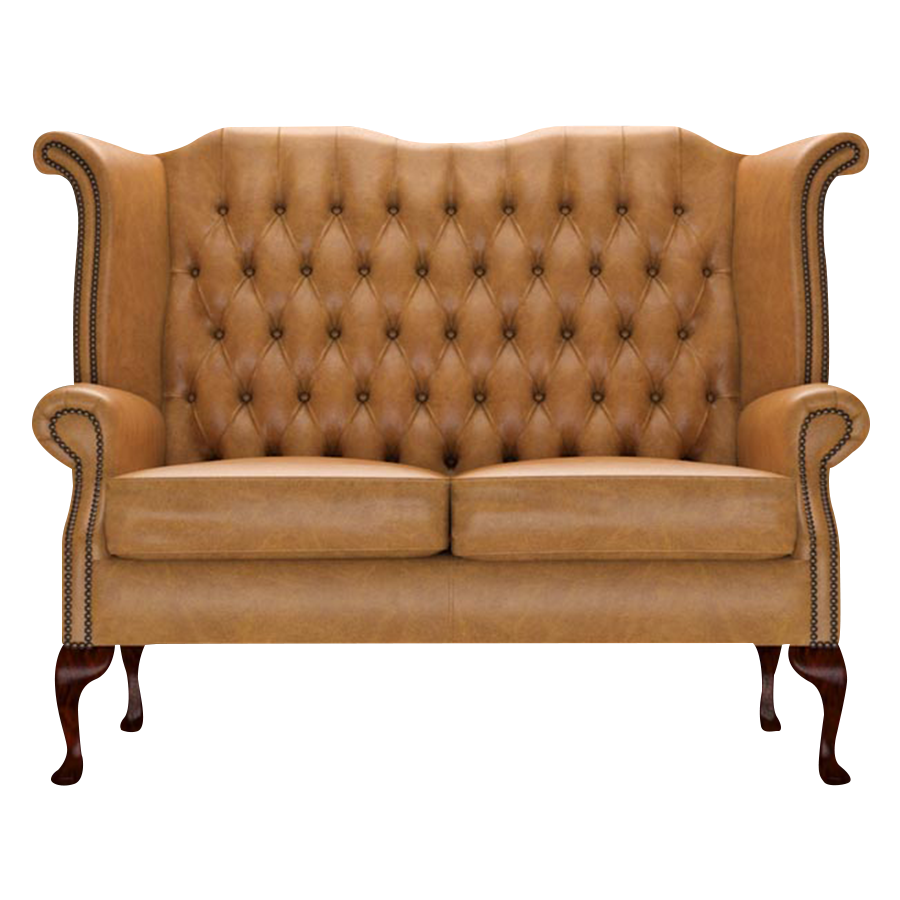 Load image into Gallery viewer, Byron 2 Sits Chesterfield Soffa Old English Buckskin

