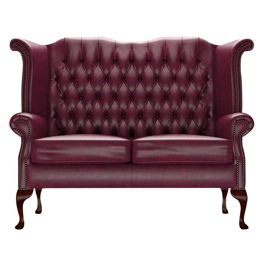 Byron 2 Sits Chesterfield Soffa Old English Burgundy