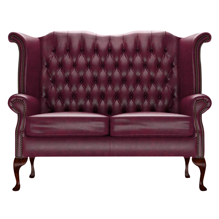 Load image into Gallery viewer, Byron 2 Sits Chesterfield Soffa Old English Burgundy
