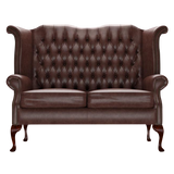 Byron 2 Sits Chesterfield Soffa Old English Dark Brown