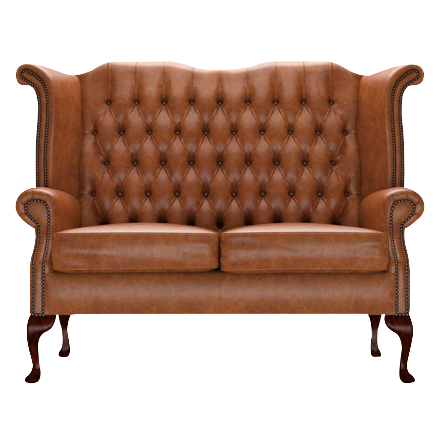 Byron 2 Sits Chesterfield Soffa Old English Saddle