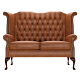 Byron 2 Sits Chesterfield Soffa Old English Saddle