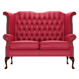 Byron 2 Sits Chesterfield Soffa Shelly Flame Red