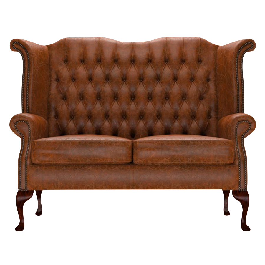 Byron 2 Sits Chesterfield Soffa Tudor Chestnut