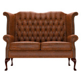 Byron 2 Sits Chesterfield Soffa Tudor Chestnut