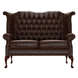 Byron 2 Sits Chesterfield Soffa Tudor Mahogany