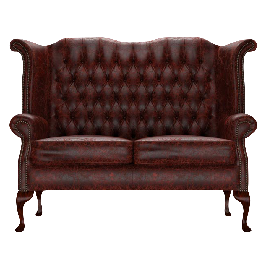 Byron 2 Sits Chesterfield Soffa Tudor Oxblood
