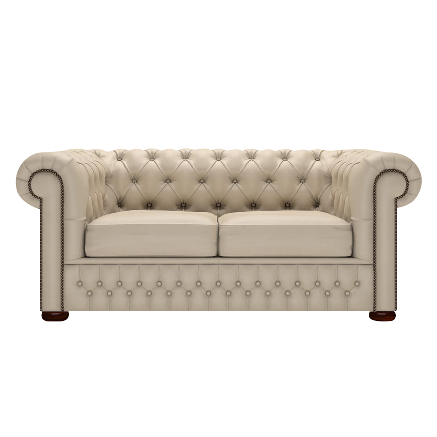 Classic 2 Sits Chesterfield Soffa Birch Blush Beige