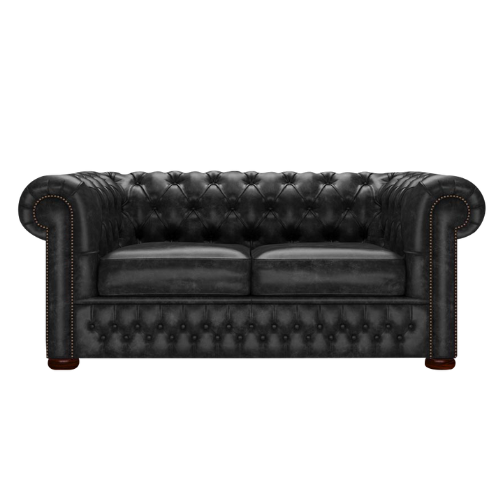 Classic 2 Sits Chesterfield Soffa Etna Black