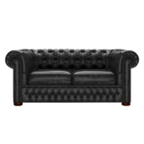 Classic 2 Sits Chesterfield Soffa Etna Black