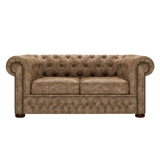 Classic 2 Sits Chesterfield Soffa Etna Camel