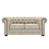 Classic 2 Sits Chesterfield Soffa Etna Cream