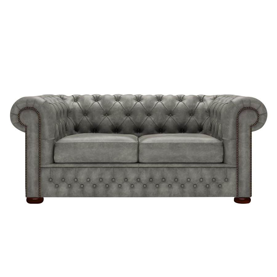 Classic 2 Sits Chesterfield Soffa Etna Grey