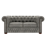 Classic 2 Sits Chesterfield Soffa Etna Grey