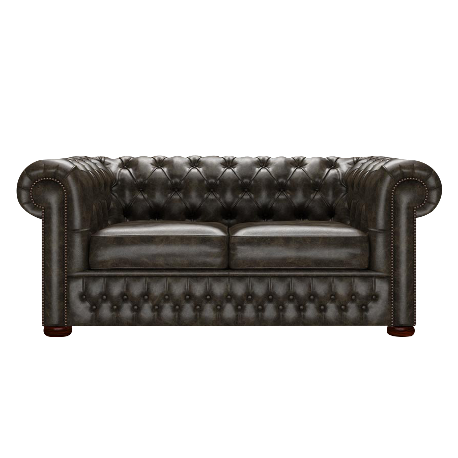 Classic 2 Sits Chesterfield Soffa Old English Alga