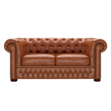 Classic 2 Sits Chesterfield Soffa Old English Bruciato