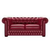 Classic 2 Sits Chesterfield Soffa Old English Gamay