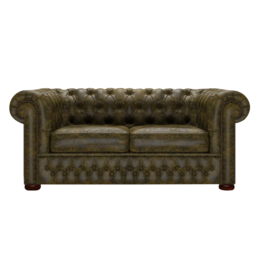 Classic 2 Sits Chesterfield Soffa Tudor Birch