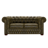 Classic 2 Sits Chesterfield Soffa Tudor Birch