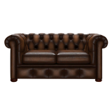 Conway 2 Sits Chesterfield Soffa Antique Autumn Tan