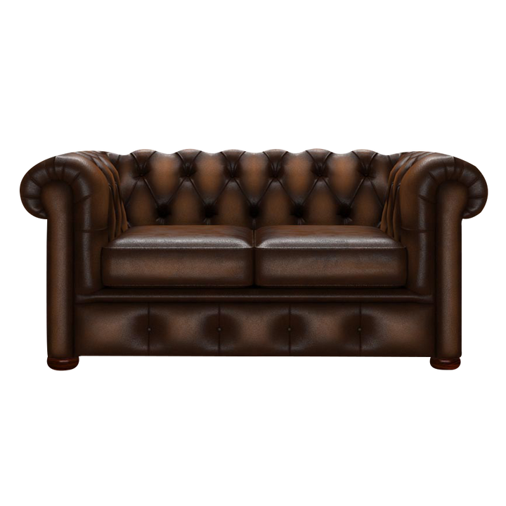 Conway 2 Sits Chesterfield Soffa Antique Autumn Tan