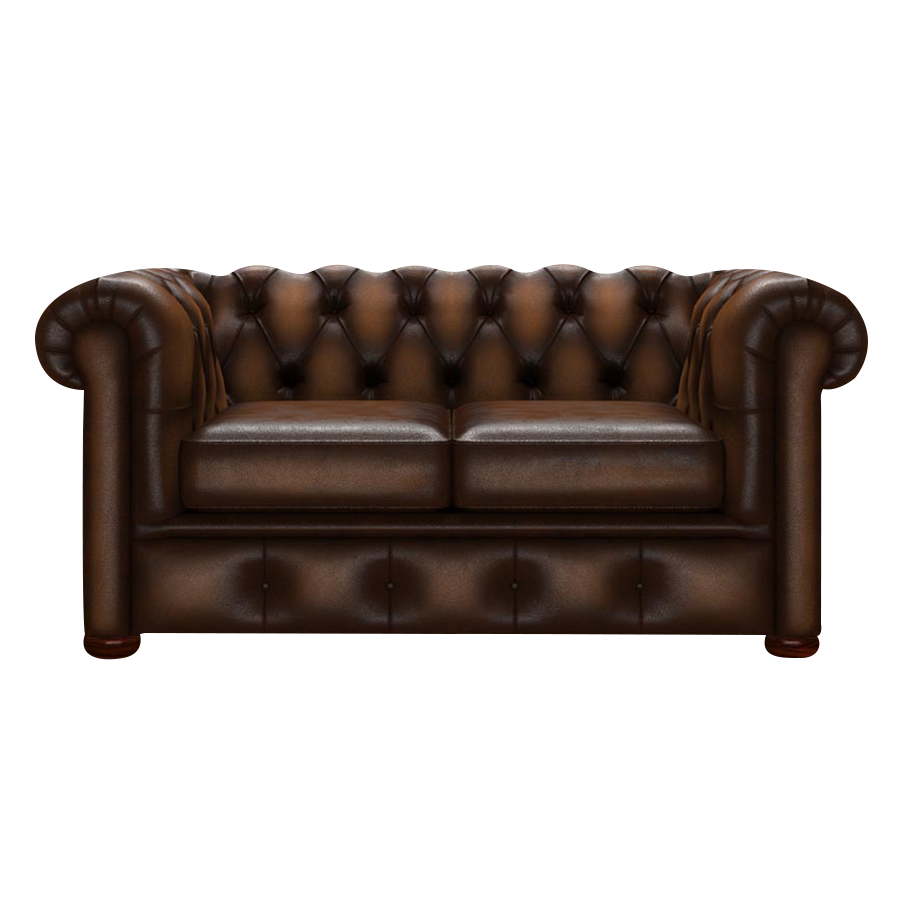 Conway 2 Sits Chesterfield Soffa Antique Autumn Tan