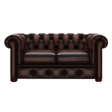Conway 2 Sits Chesterfield Soffa Antique Brown