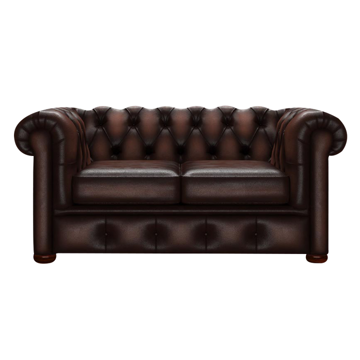 Conway 2 Sits Chesterfield Soffa Antique Brown