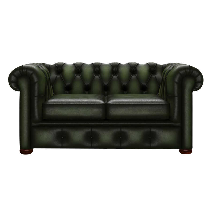 Conway 2 Sits Chesterfield Soffa Antique Green