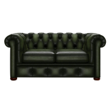 Conway 2 Sits Chesterfield Soffa Antique Green
