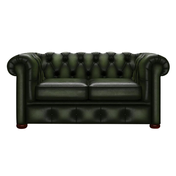 Conway 2 Sits Chesterfield Soffa Antique Green