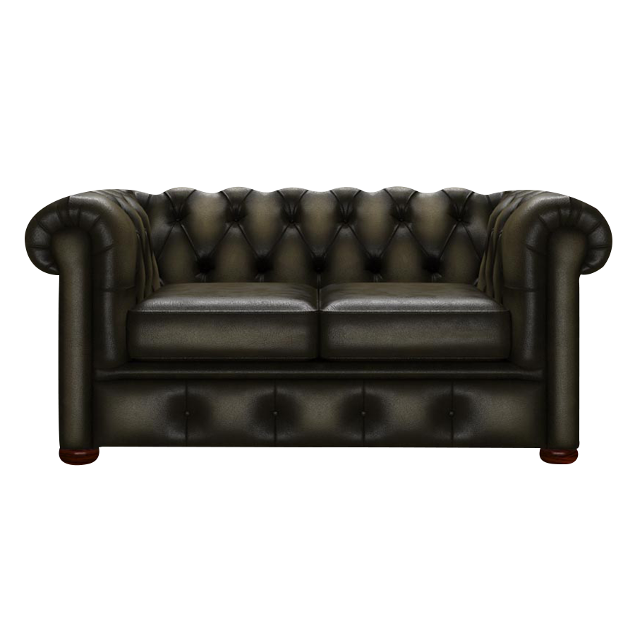 Conway 2 Sits Chesterfield Soffa Antique Olive