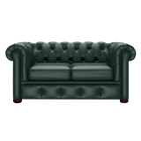 Conway 2 Sits Chesterfield Soffa Birch Forest Green