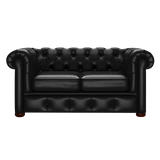 Conway 2 Sits Chesterfield Soffa Old English Black