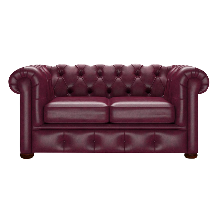 Conway 2 Sits Chesterfield Soffa Old English Burgundy