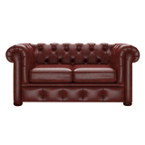 Conway 2 Sits Chesterfield Soffa Old English Chestnut