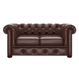Conway 2 Sits Chesterfield Soffa Old English Dark Brown
