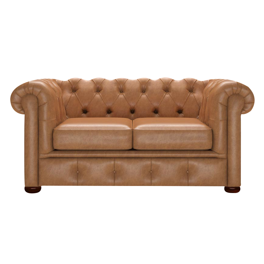 Conway 2 Sits Chesterfield Soffa Old English Tan