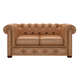Conway 2 Sits Chesterfield Soffa Old English Tan