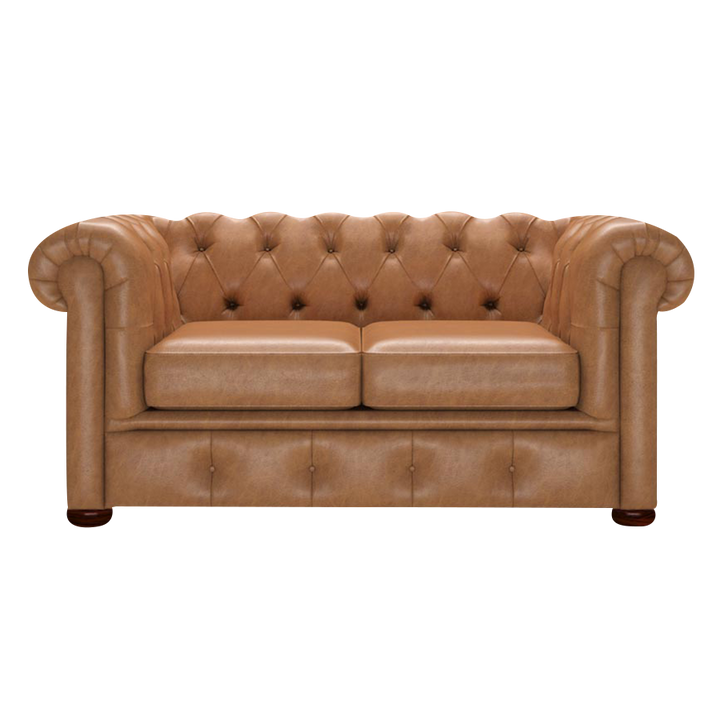 Conway 2 Sits Chesterfield Soffa Old English Tan