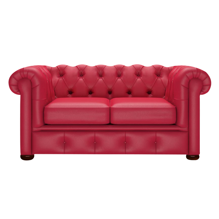 Conway 2 Sits Chesterfield Soffa Shelly Flame Red