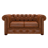 Conway 2 Sits Chesterfield Soffa Tudor Chestnut